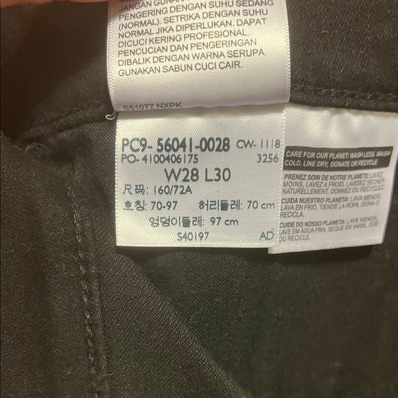 Levi's 310 Dark Black Shaping Super Skinny Jeans - Picture 12 of 13